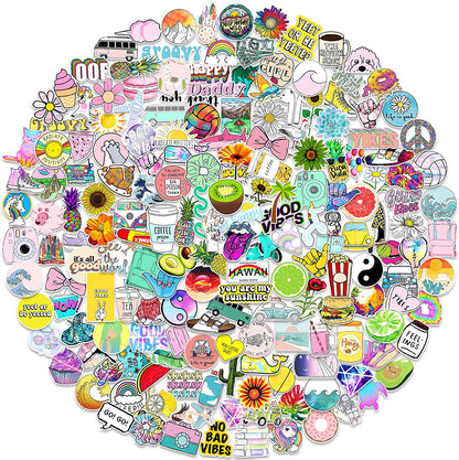 Stickers for Water Bottles 200 PCS, Funny Cute Stickers for Teens,Girls,Adults - Perfect for Waterbottle,Laptop,Phone,Hydro Flask