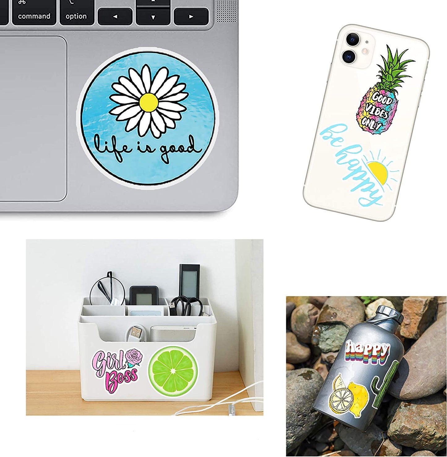 Stickers for Water Bottles 200 PCS, Funny Cute Stickers for Teens,Girls,Adults - Perfect for Waterbottle,Laptop,Phone,Hydro Flask